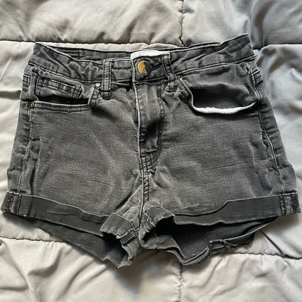 Sunset high rise black RSQ shorts